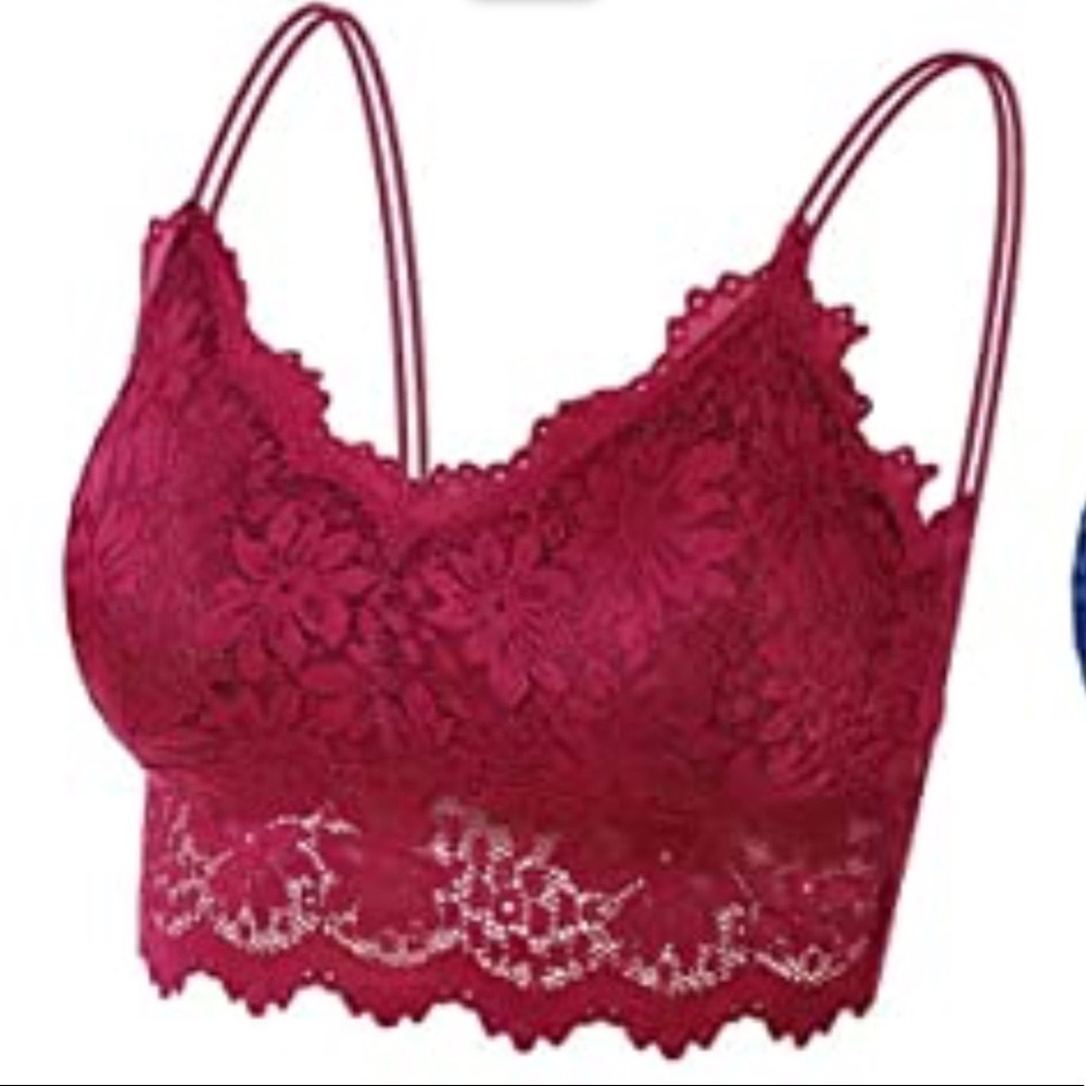 NWT Lace Bralette Padded Lace Bandeau